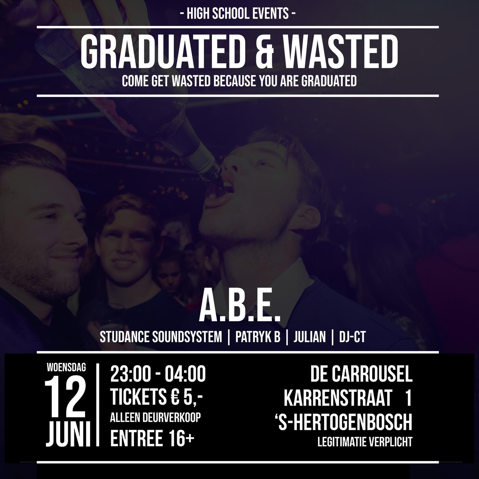 Uitnodiging graduated and wasted